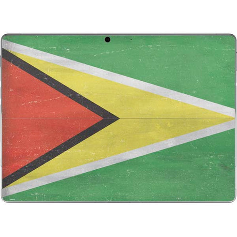 Guyana Flag Distressed Surface Pro 9 Skin